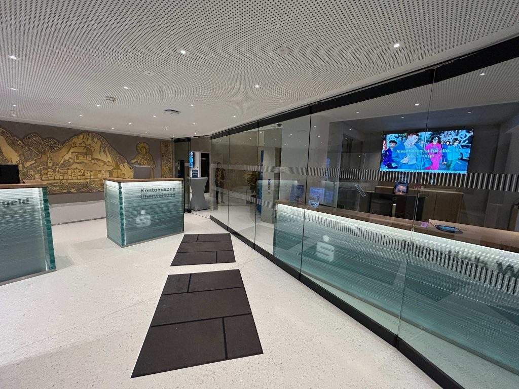 Foyer Generalsanierung Sparkasse Rattenberg